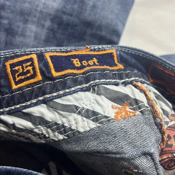 Rock revival women’s Tali bootcut jeans size 25x33 Y2K - Picture 3 of 11